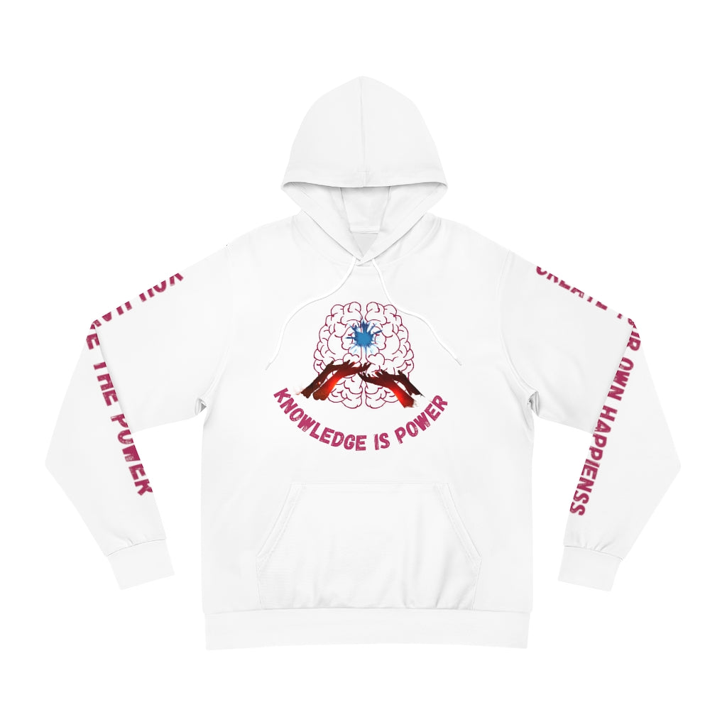 Knowledge is Power Hoodie - White